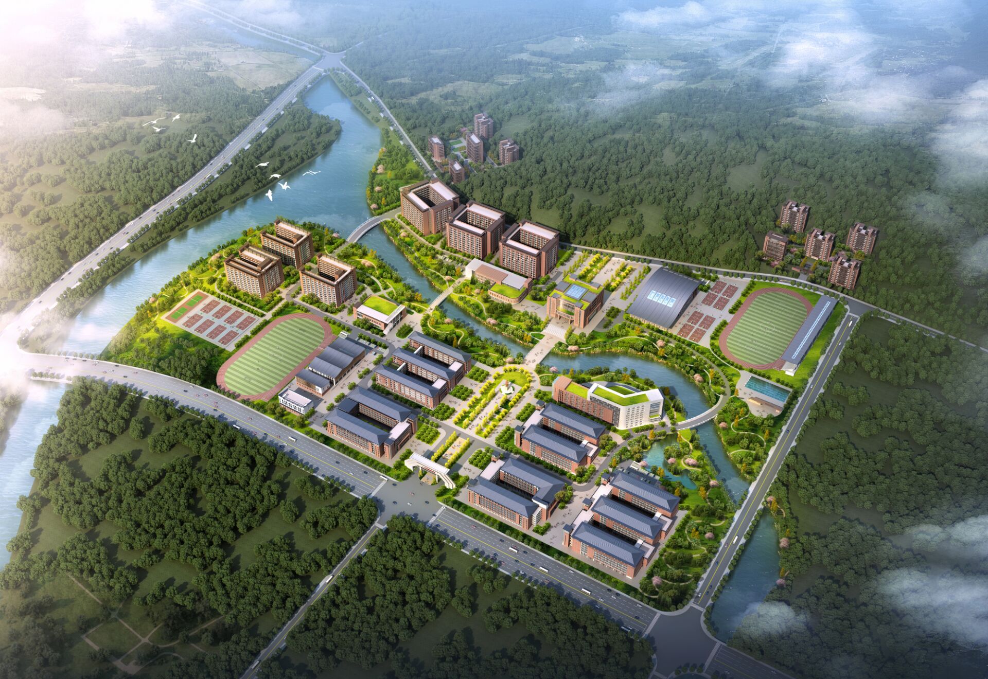 广东工程职业技术学院清远校区效果图.jpg 广东工程职业技术学院清远校区效果图.jpg